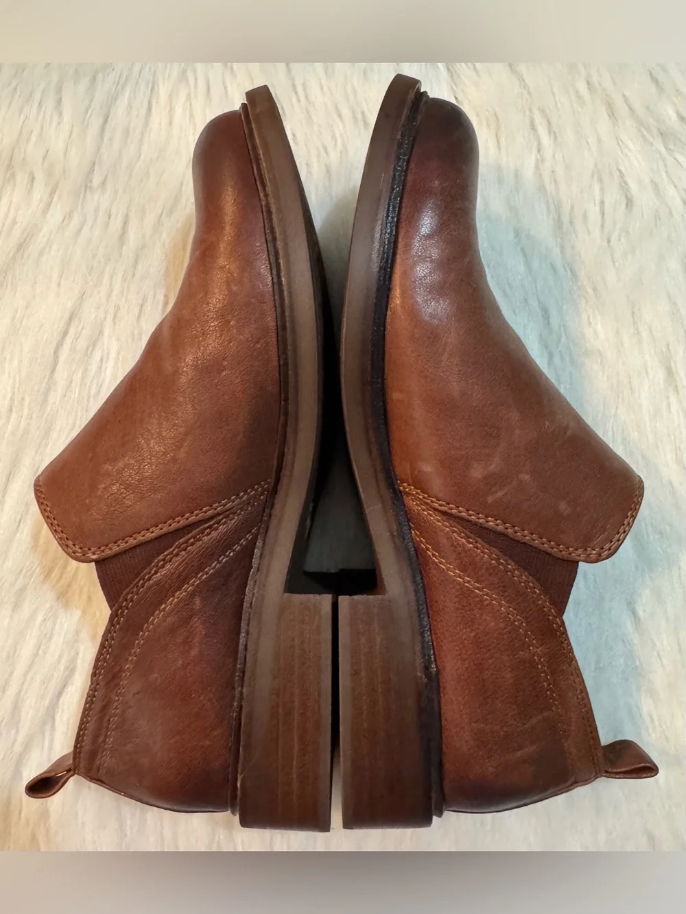Sofft Naisbury II Slip-On Bootie Italian Leather Brown VERY COMFORTABLE SZ 8 NIB
